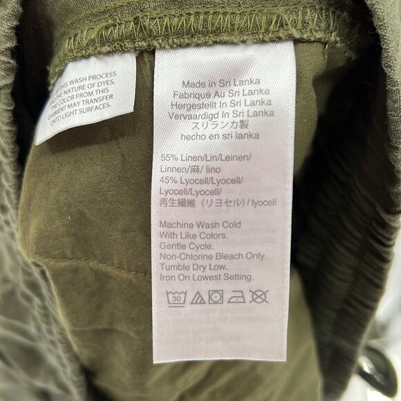 J. Crew Point Sur Seaside Linen Blend Joggers - Green - 6 - Picture 5 of 7